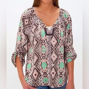 BKE BOUTIQUE BOHO STYLE BLOUSE